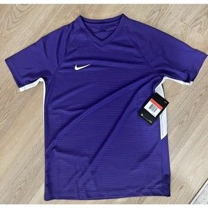 Nike Dri-Fit Youth Short Sleeve  Shirt Size L purple NWT